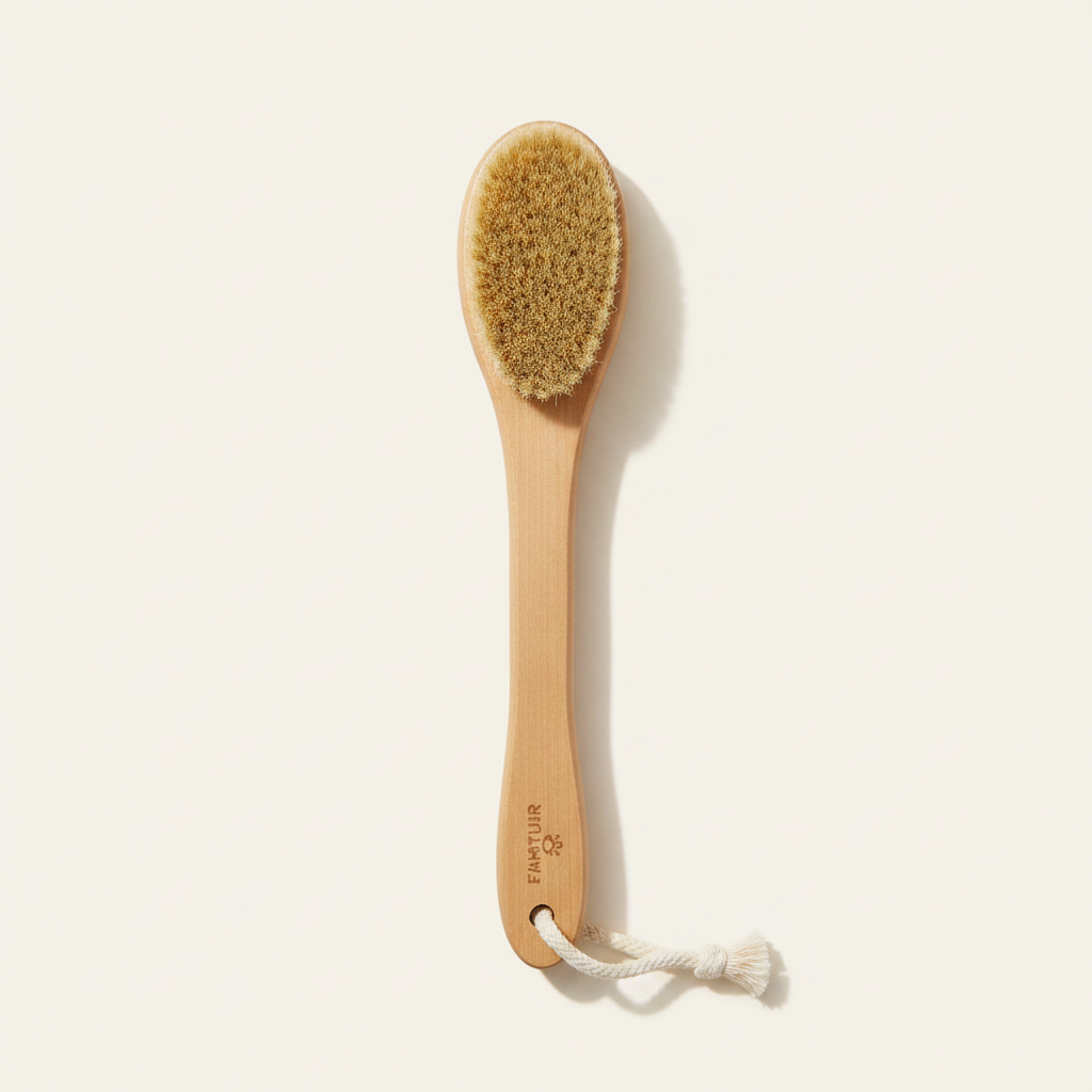 Botanics natural bristle body brush - British product