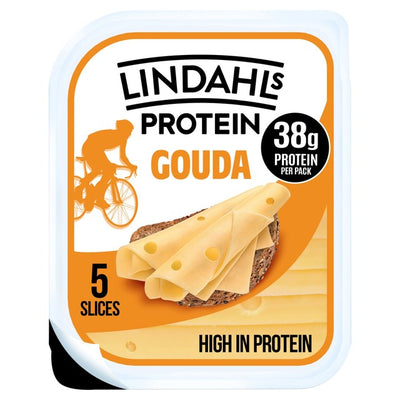 Lindahls Protein Gouda Cheese Slices 125g