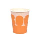 Talking Tables Pumpkin Halloween paper cups 8 pack (British brand)