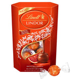 Lindt Lindor blood orange milk chocolate truffles box 200g, UK version