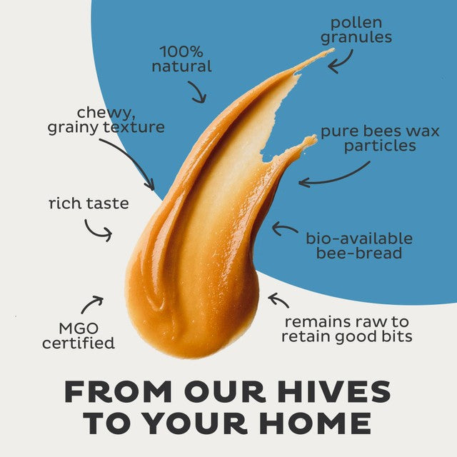 Steens MGO 85 Raw Manuka Honey 500g (British brand)