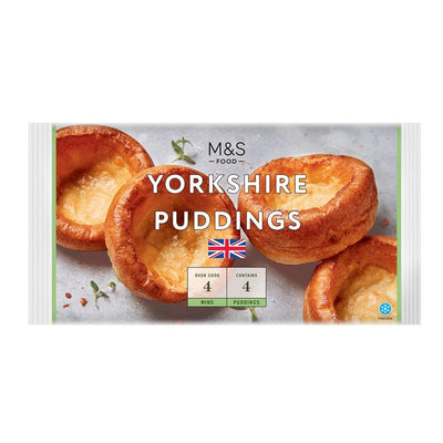 M&S 4 Yorkshire Puddings Side Dish 120g