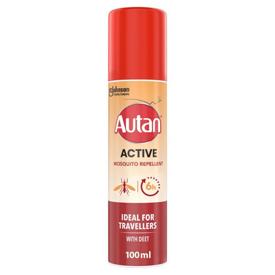 Autan Active Spray aérosol répulsif 15 % DEET 100 ml