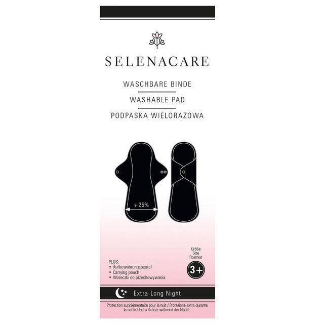 Selenacare Washable Menstrual Pad Night Extra-Long (British brand)