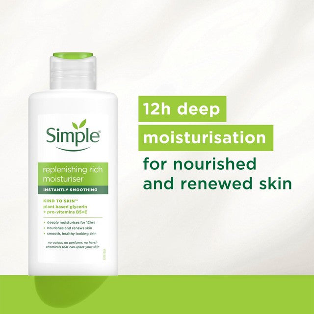 Simple Replenishing Rich Moisturiser 125ml (British brand)