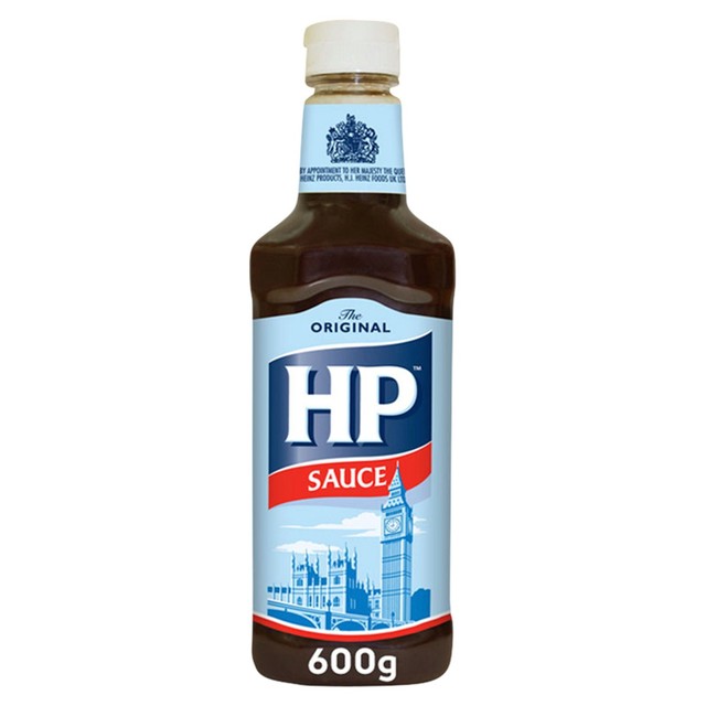 HP Brown Sauce glass bottle 600g, UK version