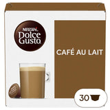 Dolce Gusto Café Au Lait coffee capsules 30 pack, imported from the UK