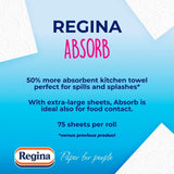 Regina Absorb kitchen roll 300 supersized sheets, imported from the UK