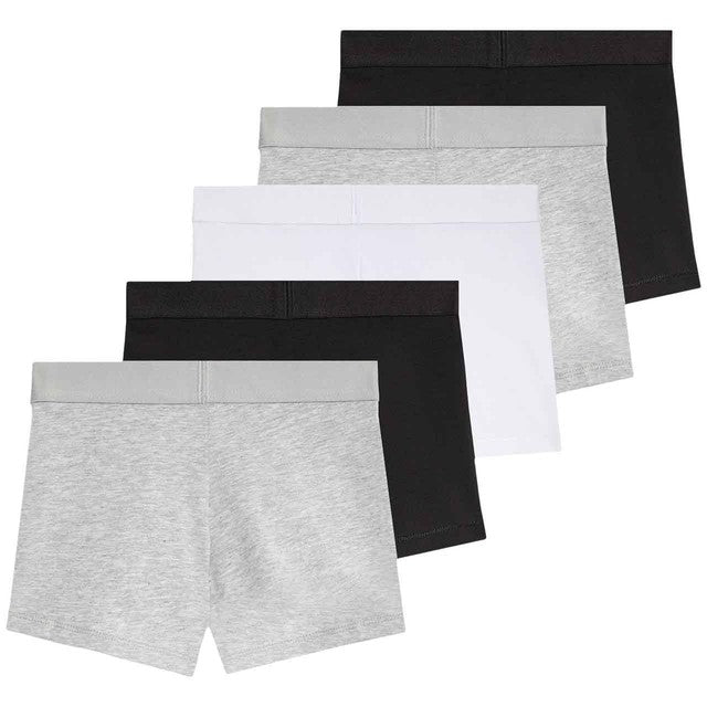 M&S boys grey trunks 5 pack 6-7 years, imported from the UK