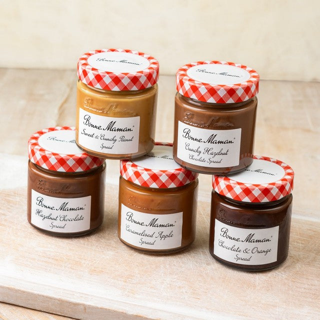 Bonne Maman crunchy hazelnut chocolate spread 250g - British product