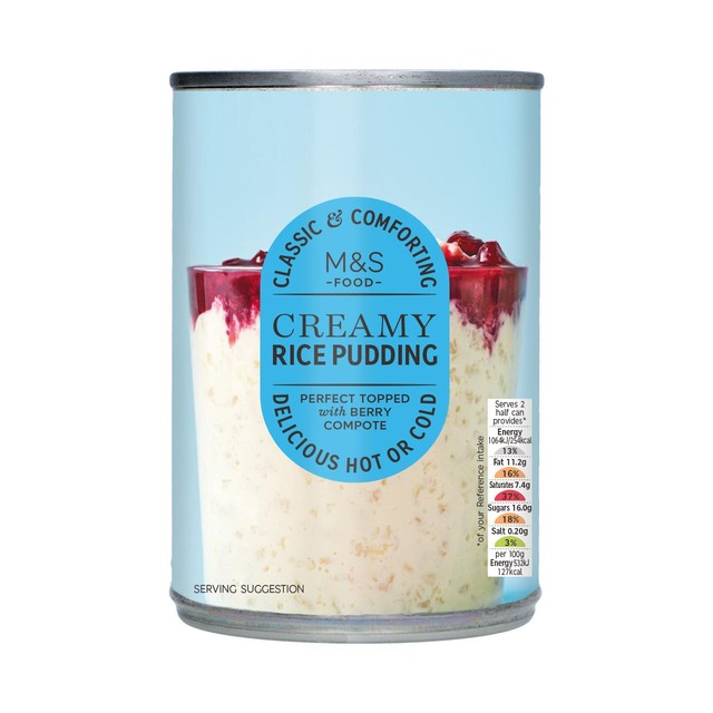 M&S Creamed Rice Pudding 400g - British product
