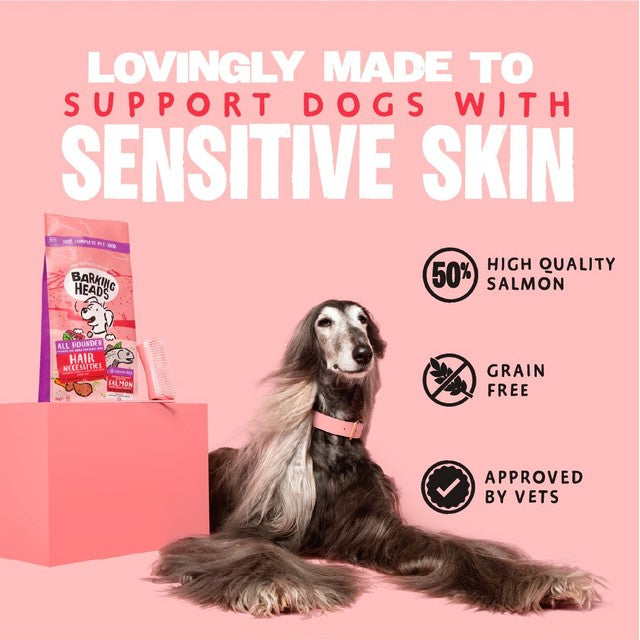 Barking Heads Hair Necessities dry dog food 2kg - British product