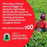 Typhoo black tea bags 80 per pack (British brand)
