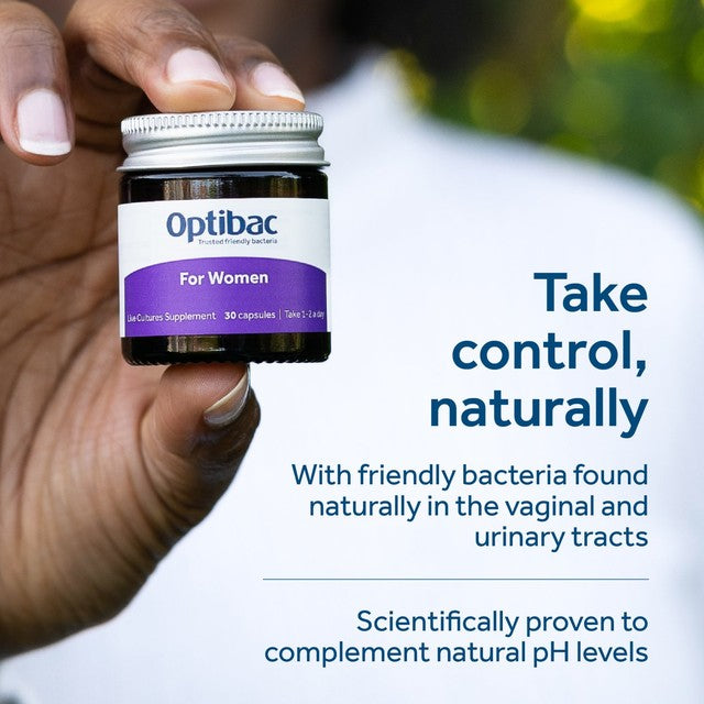 Optibac Probiotics For Women 30 capsules, imported from the UK