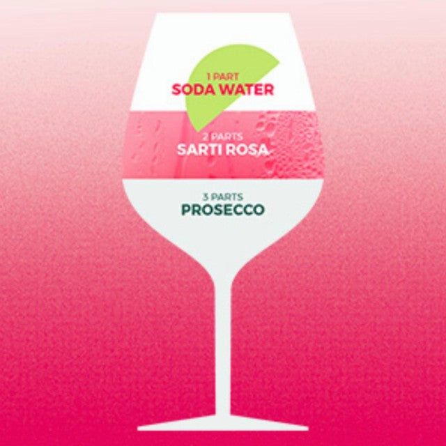 Sarti Rosa liqueur 70cl (British brand)