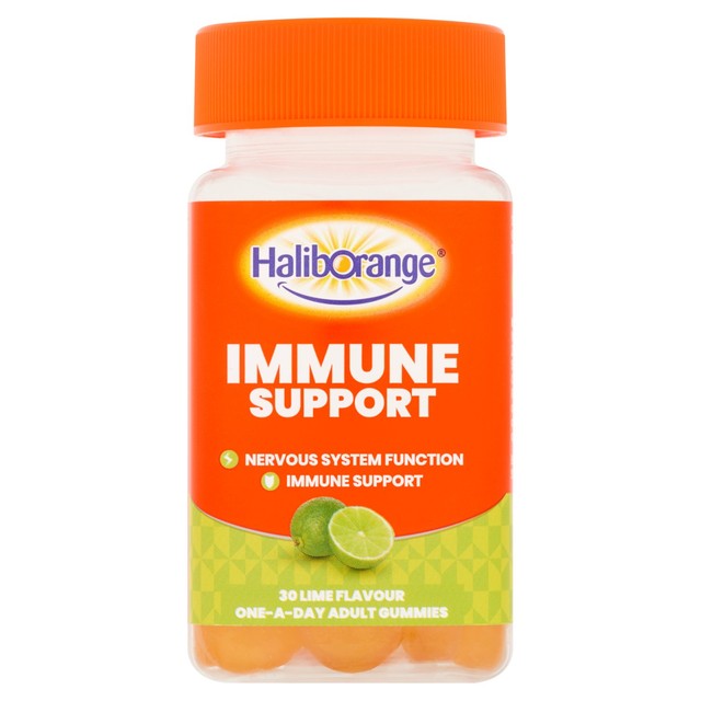 Haliborange Immune Support Lime Gummies 30 gummies, UK version