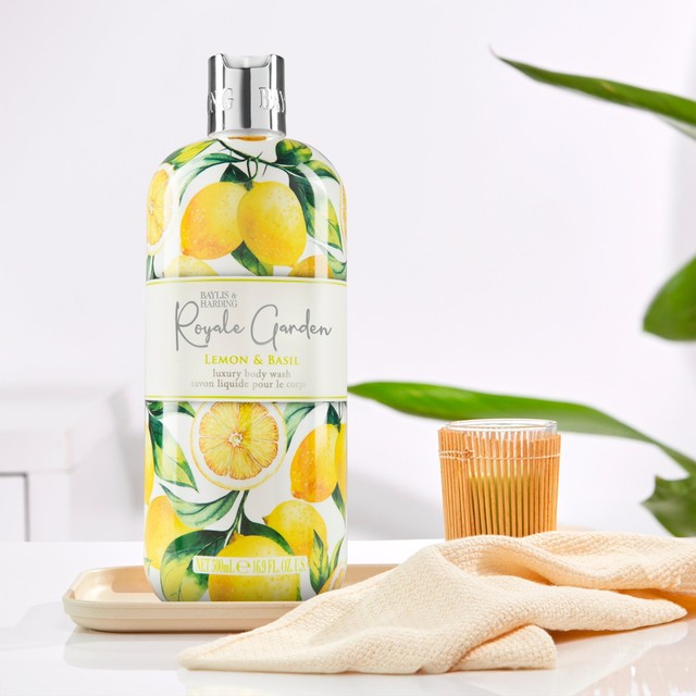 Baylis & Harding Royale Garden Lemon & Basil body wash 500ml - British product