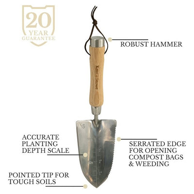 Kent & Stowe Stainless Steel Capability Garden Trowel