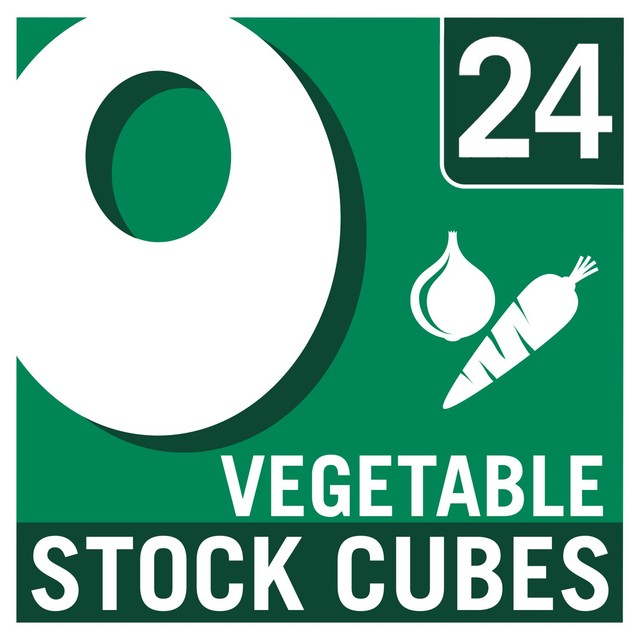 Oxo vegetable stock cubes 142g, imported from the UK