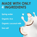Rude Health organic coconut drink longlife 1L, imported from the UK