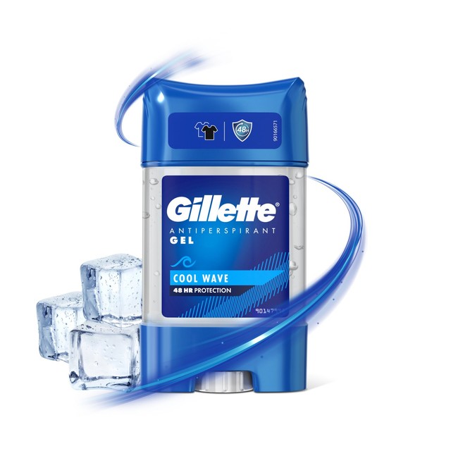 Gillette antiperspirant deodorant gel Cool Wave 70ml - British product