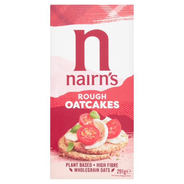 Nairn's Traditional Rough oatcakes 290g, imported from the UK