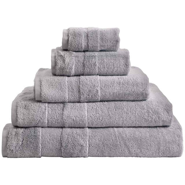 M&S Ultimate Turkish Cotton Bath Towel Silver Grey 70x125cm, imported from the UK