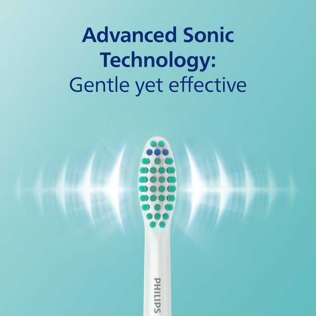 Philips Sonicare Series 2100 electric toothbrush in white, imported from the UK