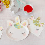 Talking Tables unicorn paper napkins pack of 8 (British brand)