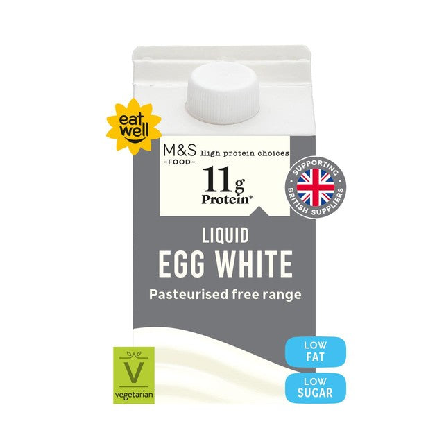 M&S liquid egg white 500g, imported from the UK