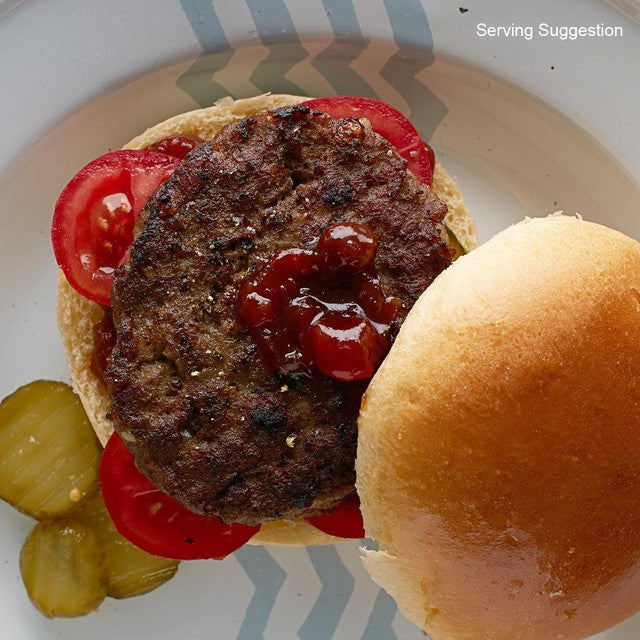 Ocado gluten free beef burgers 454g, imported from the UK