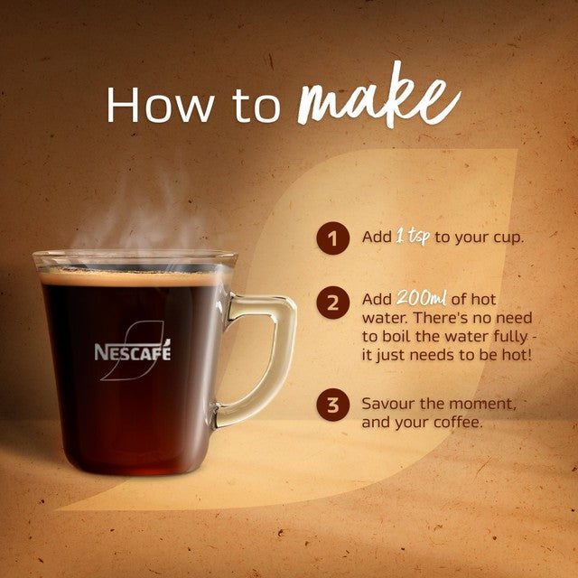 Nescafe Gold Blend Smooth instant coffee 190g, imported from the UK
