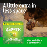 Kleenex Balsam Tissues Box 64 Pack, UK version