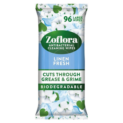 Zoflora Linen Fresh Antibacterial Multi-surface Wipes 96 Pack