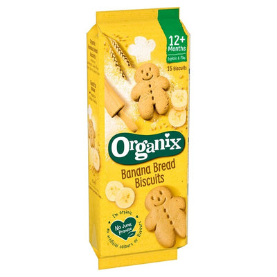Organix bananbrød-kjeks babykjeks 135g
