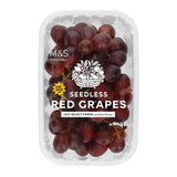 M&S seedless red grapes 500g, imported from the UK