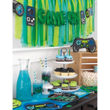 Unique Party Gamer Birthday Game On Mini Foil Balloon Banner Kit, UK version