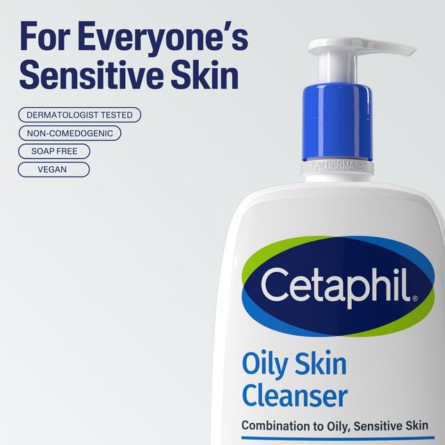 Cetaphil oily skin facial cleanser 236ml - British product