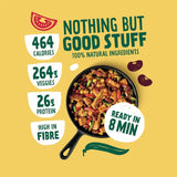 Lazy Vegan Mexican frozen ready meal 400g, UK version