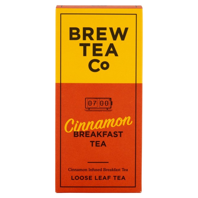 Brew Tea Co Twisted Breakfast Cinnamon Loose Leaf Tea 113g - British product