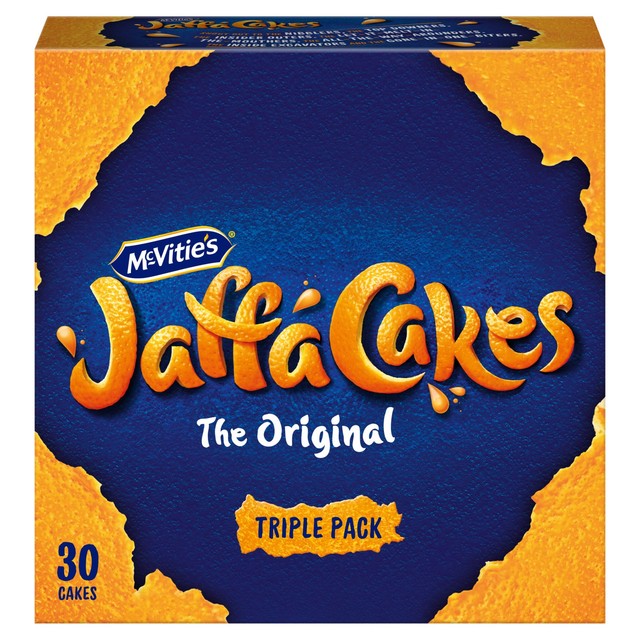 McVitie's Original Jaffa Cakes Pack of 30, imported from the UK