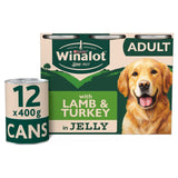 Winalot lamb and turkey wet dog food 12 x 400g cans (British brand)