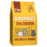 Scrumbles Adults and Seniors Gluten Free Chicken Dry Cat Food 2.5kg (British brand)