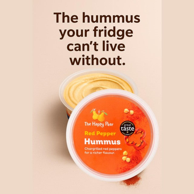 The Happy Pear red pepper hummus 150g (British brand)