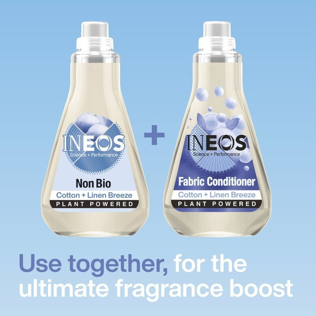 INEOS Fabric Conditioner Cotton + Linen Breeze 50 Washes, UK version