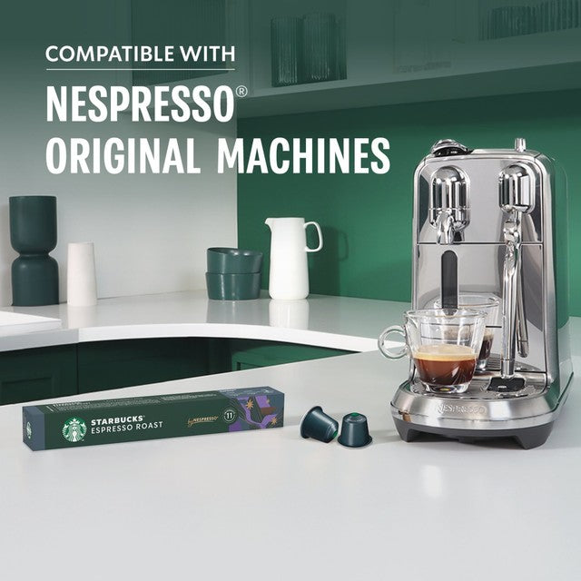 Starbucks Espresso Roast coffee pods 10 capsules (British brand)