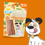 Good Boy chicken broccoli sweet potato stick dog treats 100g, UK version