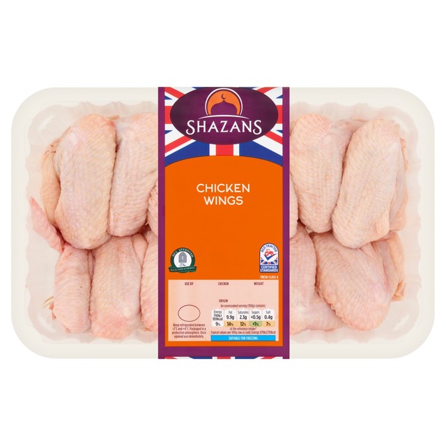 Shazan Foods Ltd fresh chicken wings 1kg (British brand)