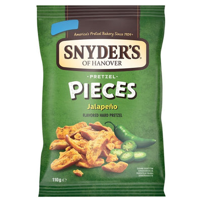 Snyder's Pretzel Pieces Jalapeno Savoury Snacks 110g