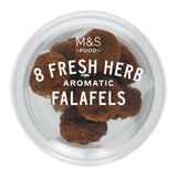 M&S aromatic fresh herb falafels 160g, imported from the UK